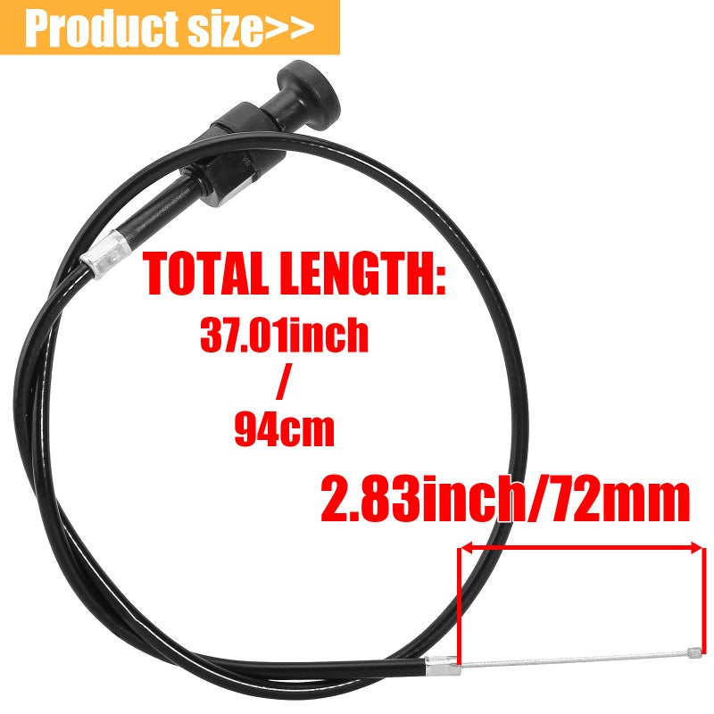 QAZAKY مجموعة مقبض تسريع QAZAKY مع مفتاح بدء تشغيل وكابل خنق لمقود دراجة ياماها PW50 PY50 بي وي Y-Zinger للدراجات النارية والدراجات الترابية مع ذراع الفرامل الأيسر والأيمن - Image 3